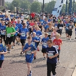 Elbe-Brcken-Lauf in Magdeburg 29.05.2016  Foto: Stefan Wohllebe